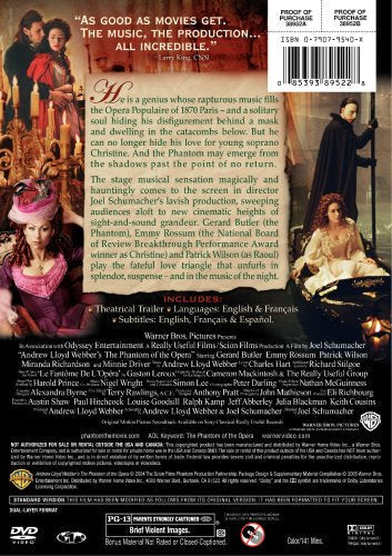 Phantom of the Opera - DVD (Used)