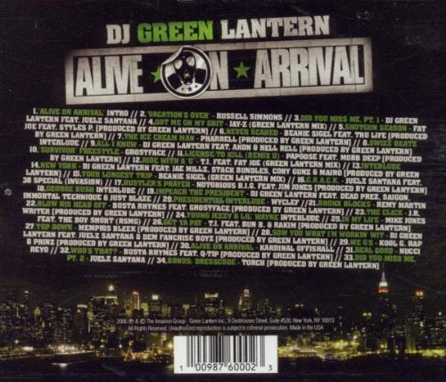 DJ Green Lantern / Alive on Arrival - CD (Used)