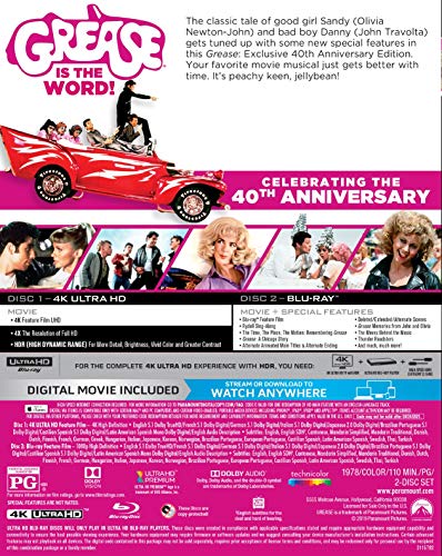 Grease - 4K/Blu-Ray