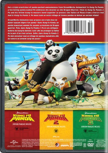 Kung Fu Panda 1-3 - DVD (Used)