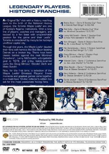 NHL Toronto Maple Leafs 10 Great Leafs and Their Most Memorable Games - DVD (Used)