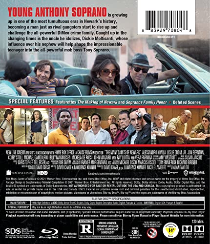 Many Saints Of Newark, The (Blu-ray)