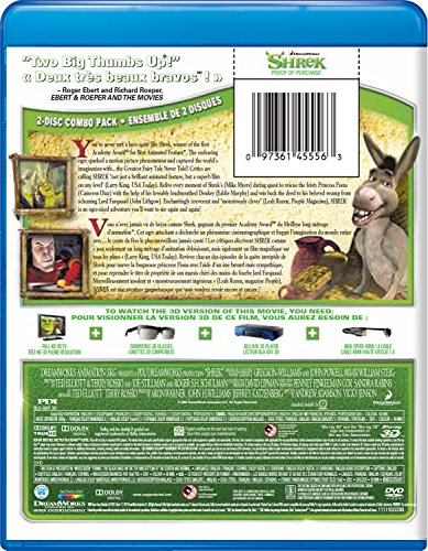 Shrek - 3D Blu-Ray/DVD Combo