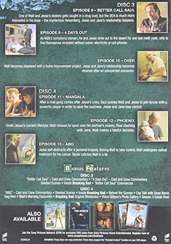 Breaking Bad: The Complete Second Season - DVD (Used)