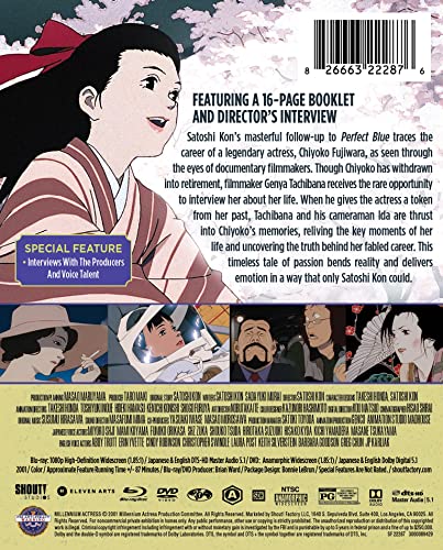 Millennium Actress: Limited Edition Steelbook - Blu-Ray/DVD