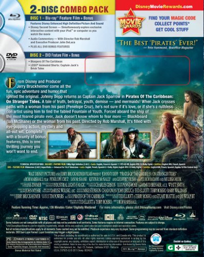 Pirates of the Caribbean: On Stranger Tides - Blu-Ray/DVD