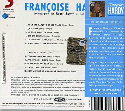 Françoise Hardy / Tous Les Garcons Et Les Filles - CD