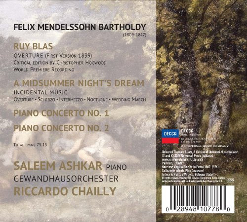 Mendelssohn: A Midsummer Night's Dream / Piano Concertos Nos. 1 & 2