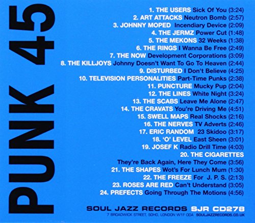 Punk 45: Vol.2 Underground Punk In Uk 1977 - 1981
