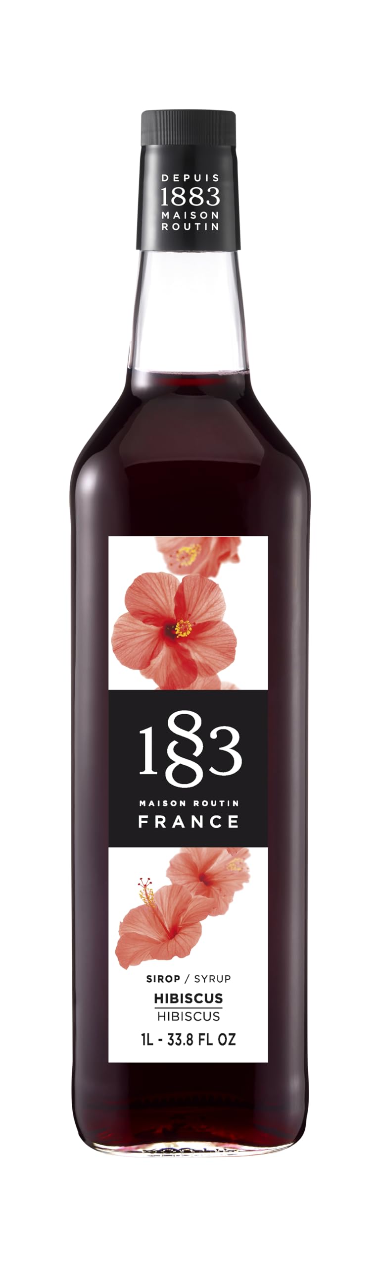 Maison Routin 1883 Hibiscus Syrup 1L Glass Bottle đ All In One Marketplace Canada