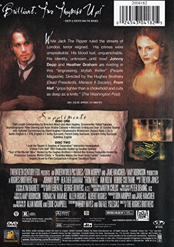 From Hell (Directors Limited Edition) - DVD (Used)