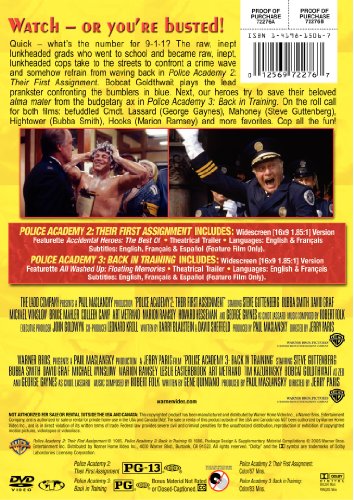 Police Academy 2 / Police Academy 3 - DVD (Used)