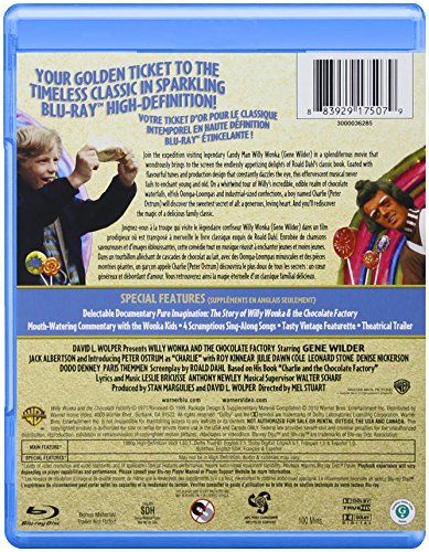 Willy Wonka and the Chocolate Factory - Blu-Ray
