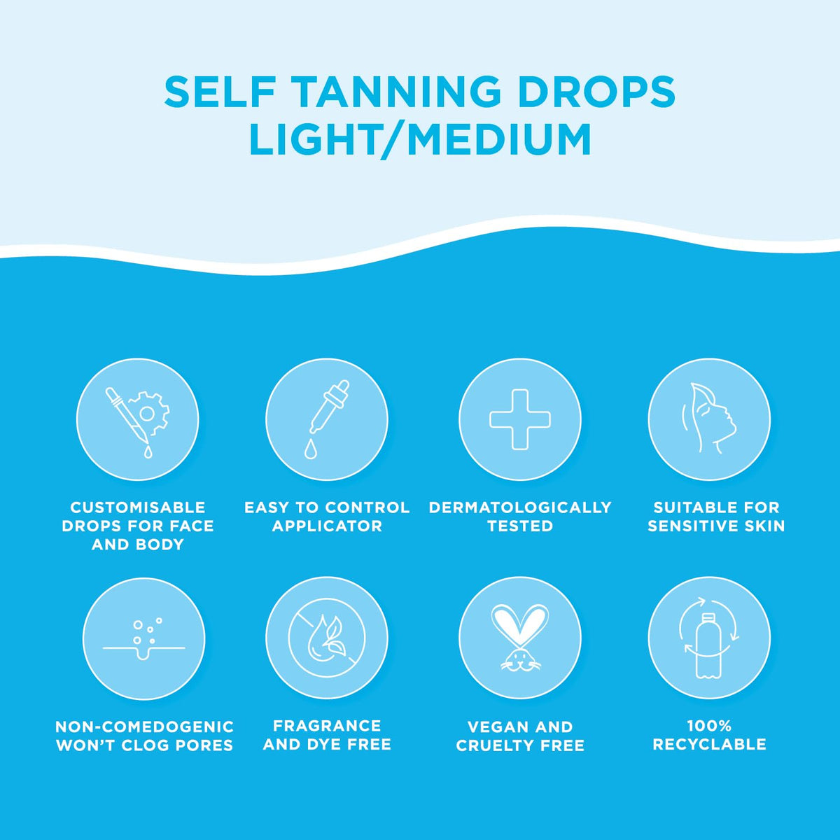 Bondi Sands Self Tanning Drops Light/Medium 30ml đ All In One Marketplace Canada