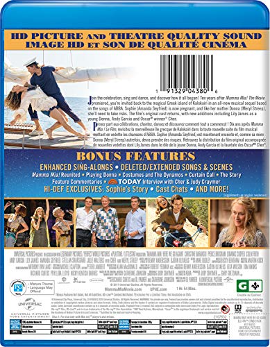 Mamma Mia! Here We Go Again - Blu-Ray/DVD (Used)