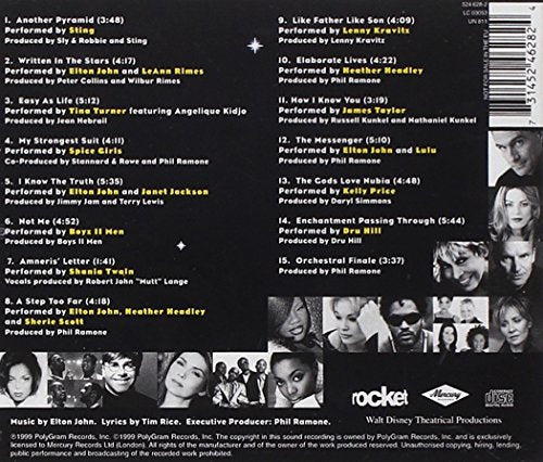 Elton John & Tim Rice / Aida (1999 Concept Album) - CD