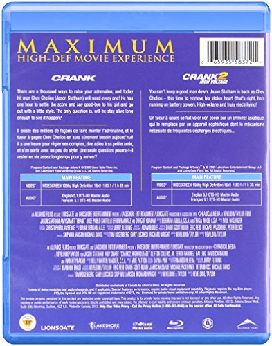 Crank / Crank 2: High Voltage (Double Feature) - Blu-Ray
