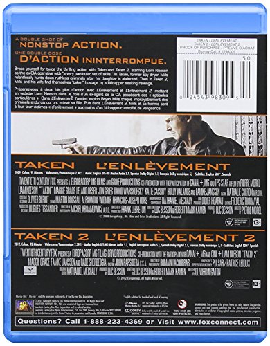Taken 1-2 - Blu-Ray (Used)