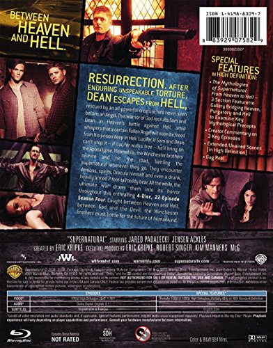 Supernatural: The Complete Fourth Season - Blu-Ray (Used)