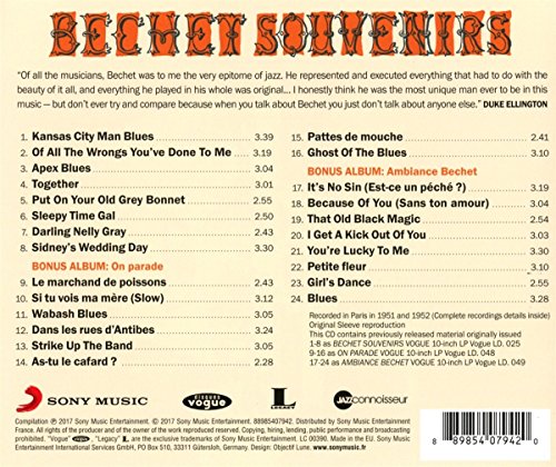 Bechet Souvenirs