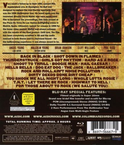 AC/DC - No Bull: The Directors Cut - Blu-Ray