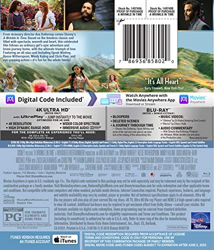 A Wrinkle In Time - Blu-Ray (Used)