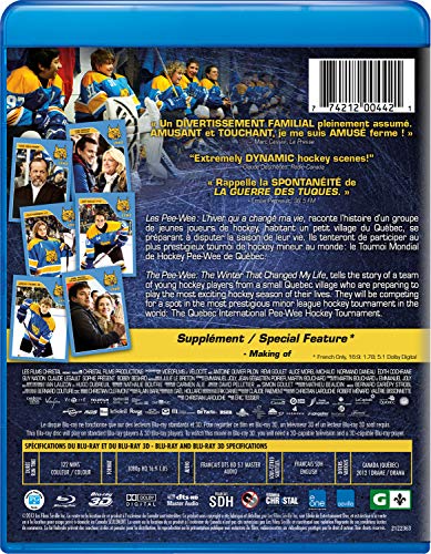 Les Pee-Wee: L'hiver qui a change ma vie - Blu-Ray 3D/Blu-Ray (Used)