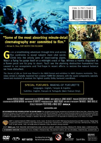 IMAX / The Secret of Life on Earth (Full Screen) - DVD (Used)