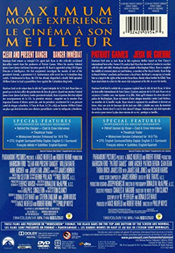 Double Feature: Clear and Present Danger / Patriot Games - DVD