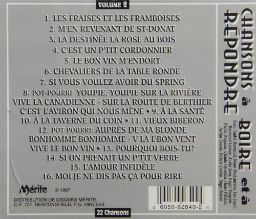 V2 Chansons A Boire Et A Repon