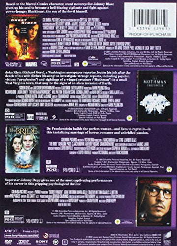 The Bride + Ghost Rider + The Mothman Prophecies + Secret Window - DVD (Used)