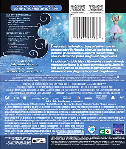 The Nutcracker And The Four Realms - Blu-Ray/DVD (Used)