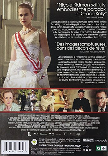 Princess Grace (Grace de Monaco) (Bilingual) - DVD (Used)