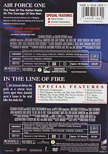 Air Force One + In The Line Of Fire (Special Edition) - DVD (Used)