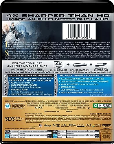 The Huntsman: Winter's War (Extended Edition) - 4K/Blu-ray/Digital