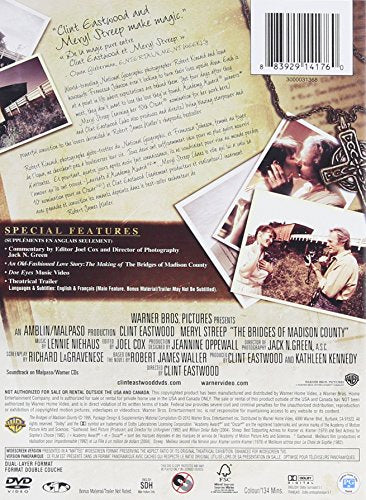 The Bridges Of Madison County (Clint Eastwood Collection) - DVD (Used)