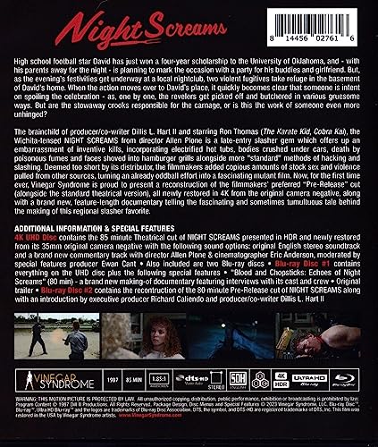 Night Screams - 4K Ultra HD/Blu-ray