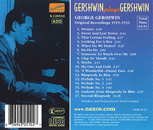 Gershwin Plays Gershwin