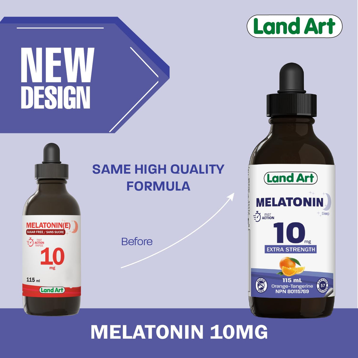 Melatonin, 10 mg, Sugar Free, Sleep Aid, Orange, 115 ml đ All In One Marketplace Canada
