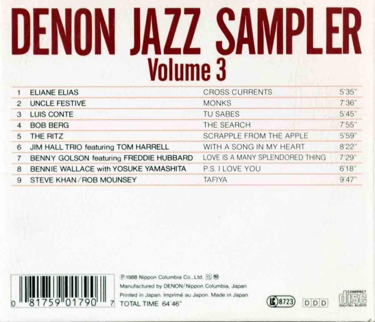 Denon Jazz Sampler Volume 3
