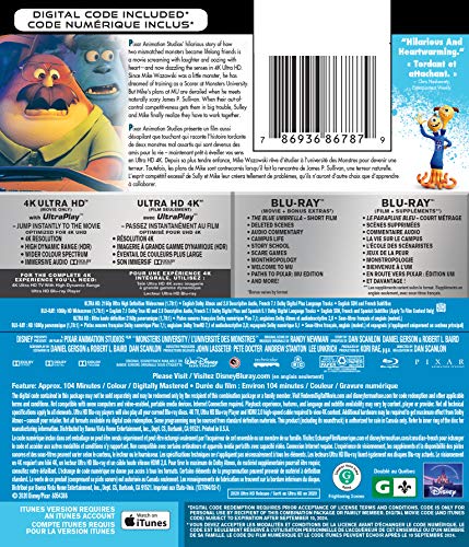 Monsters University - 4K/Blu-Ray