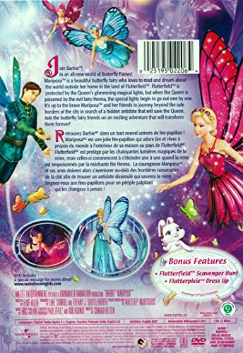 Barbie Mariposa And Her Butterfly Fairy Friends - DVD (Used)