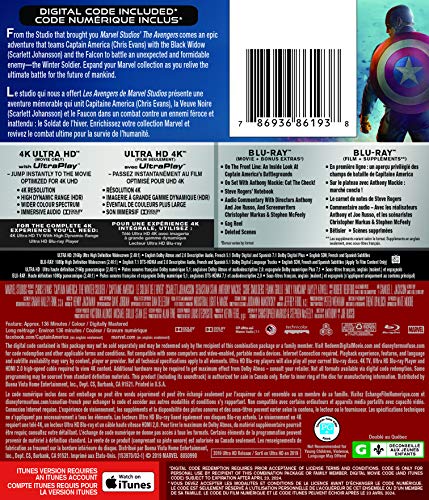 Captain America / The Winter Soldier - 4K/Blu-Ray