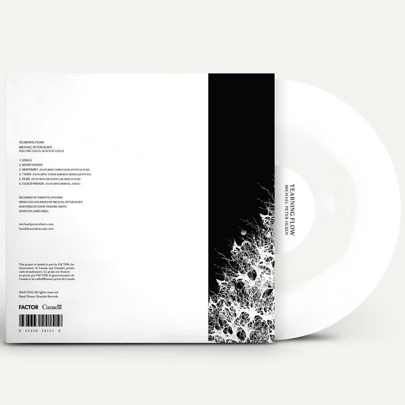 Michael Peter Olsen / Yearning Flow - Clear & White LP Vinyl