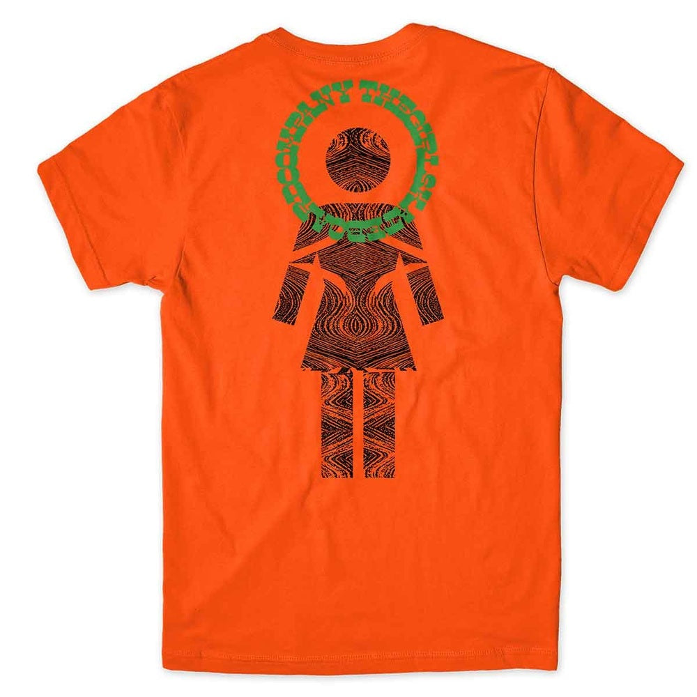 Girl Skateboards 'Vibrations' Tee - Orange