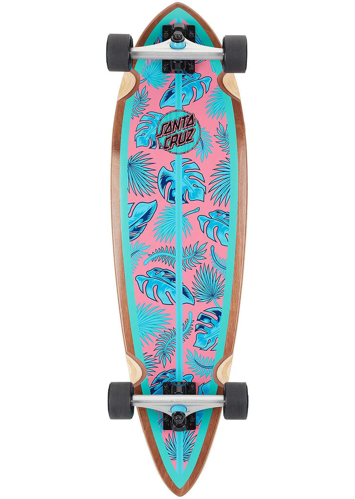 Santa Cruz 'Cabana Dot' Complete Pintail Longboard - Multi