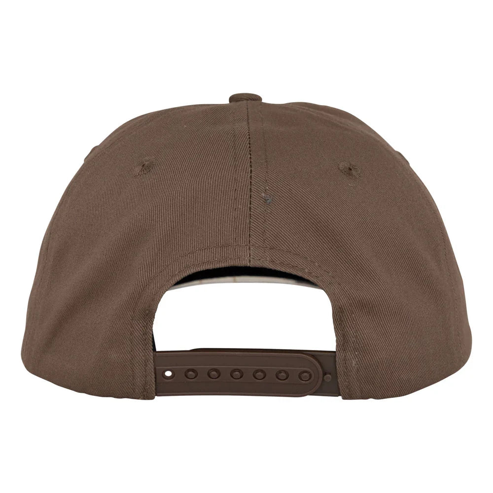 Santa Cruz 'Fracture Oval' Snapback Cap - Brown/Purple