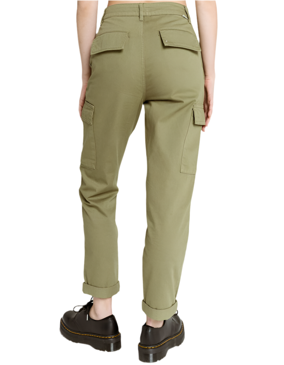 Billabong 'Kick Back' Cargo Pants - Army Green (Women's)