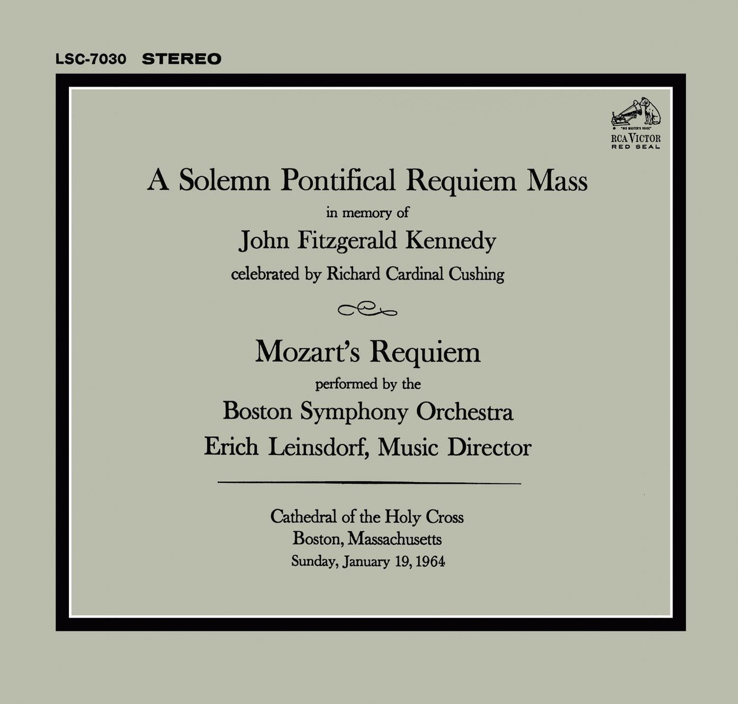 Erich Leinsdorf / Mozart: Requiem - CD