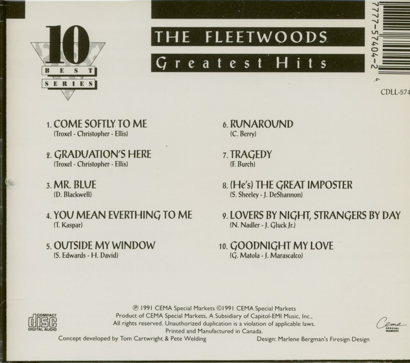 The Fleetwoods' Greatest Hits